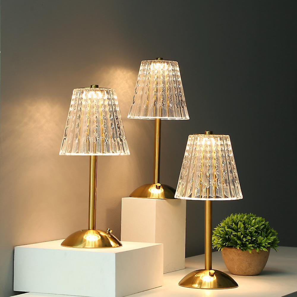 Pharos Gyllene Kristaller Bordslampa