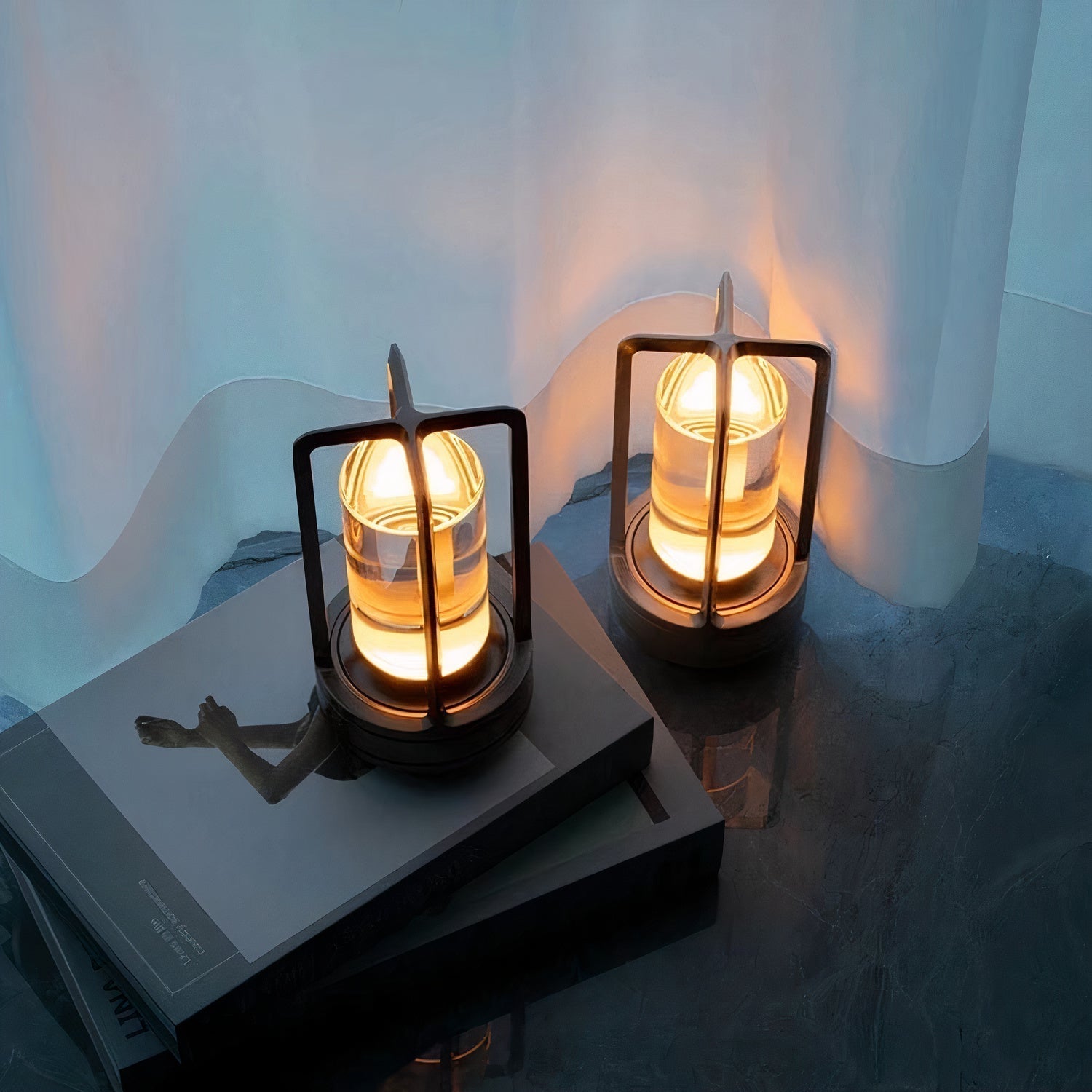 Radiance Glas Touch-Lampa