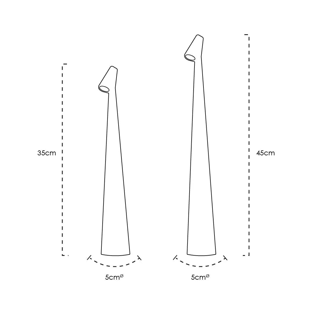 Spark Minimalistisk Touch-Bordslampa