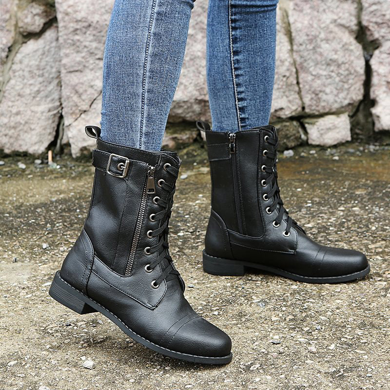 Bella | Stiliga Dragkedje Boots