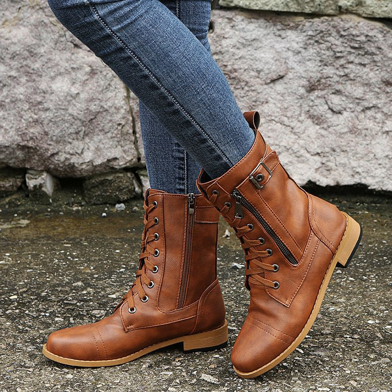 Bella | Stiliga Dragkedje Boots