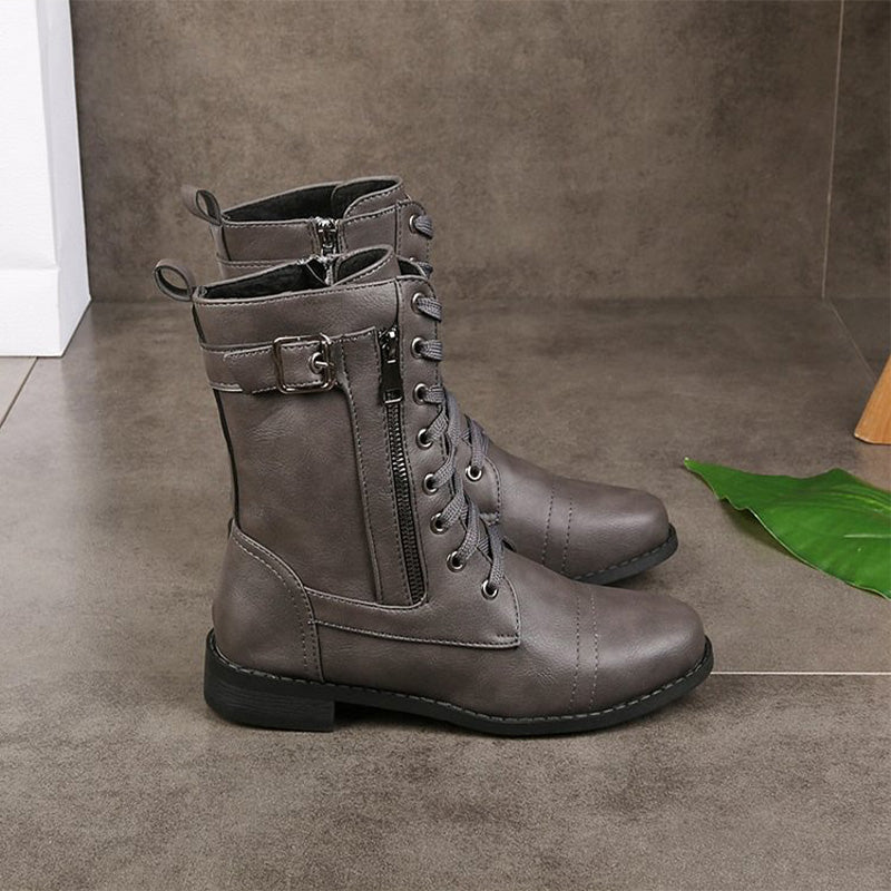Bella | Stiliga Dragkedje Boots