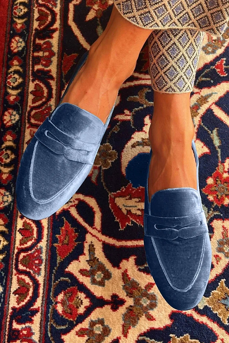 BRENDA | STILIGA SLIP-ONS MED SAMMETSPATCHWORK