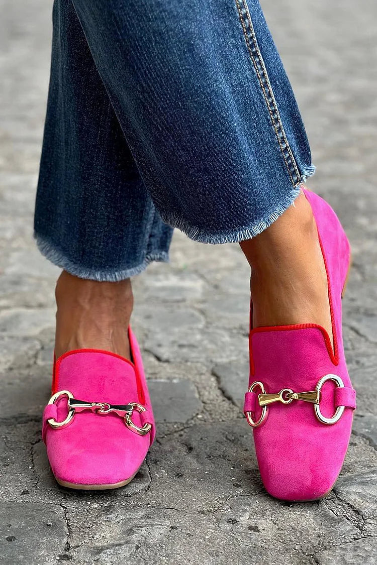 HÄLSNING | SLIP ON LOAFERS MED METALLSPÄNNE