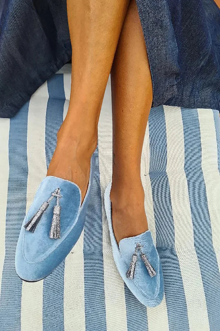 MIEKE | SLIP ON LOAFERS MED SPETSIG TÅ