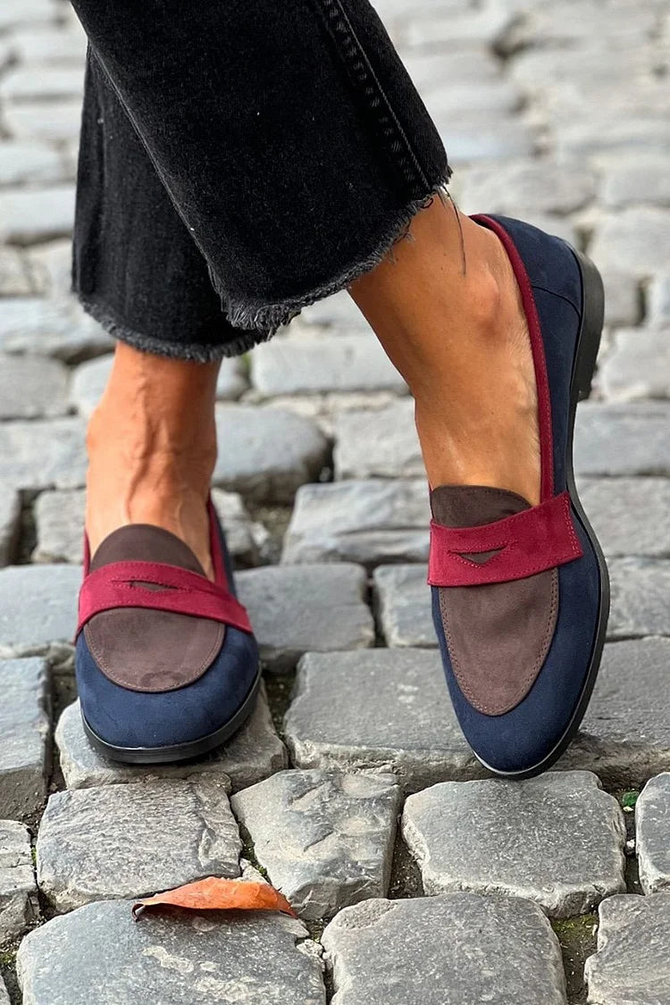 ESTHER | ELEGANTA LOAFERS MED RUND TÅ OCH LITEN KLACK