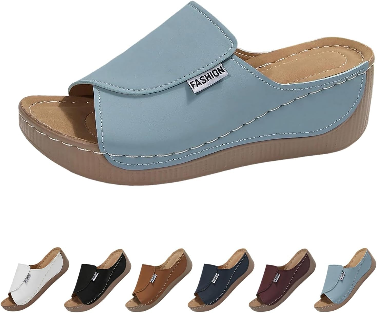 Vivian - Ergonomiska och Halkfria Sandaler för Smärtlindring