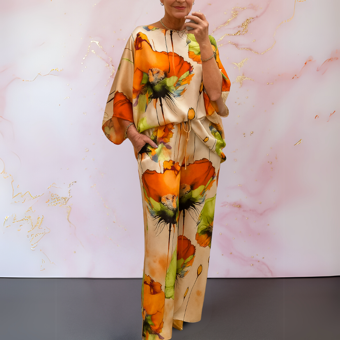 Moniek | Siden Tvådelad Damset