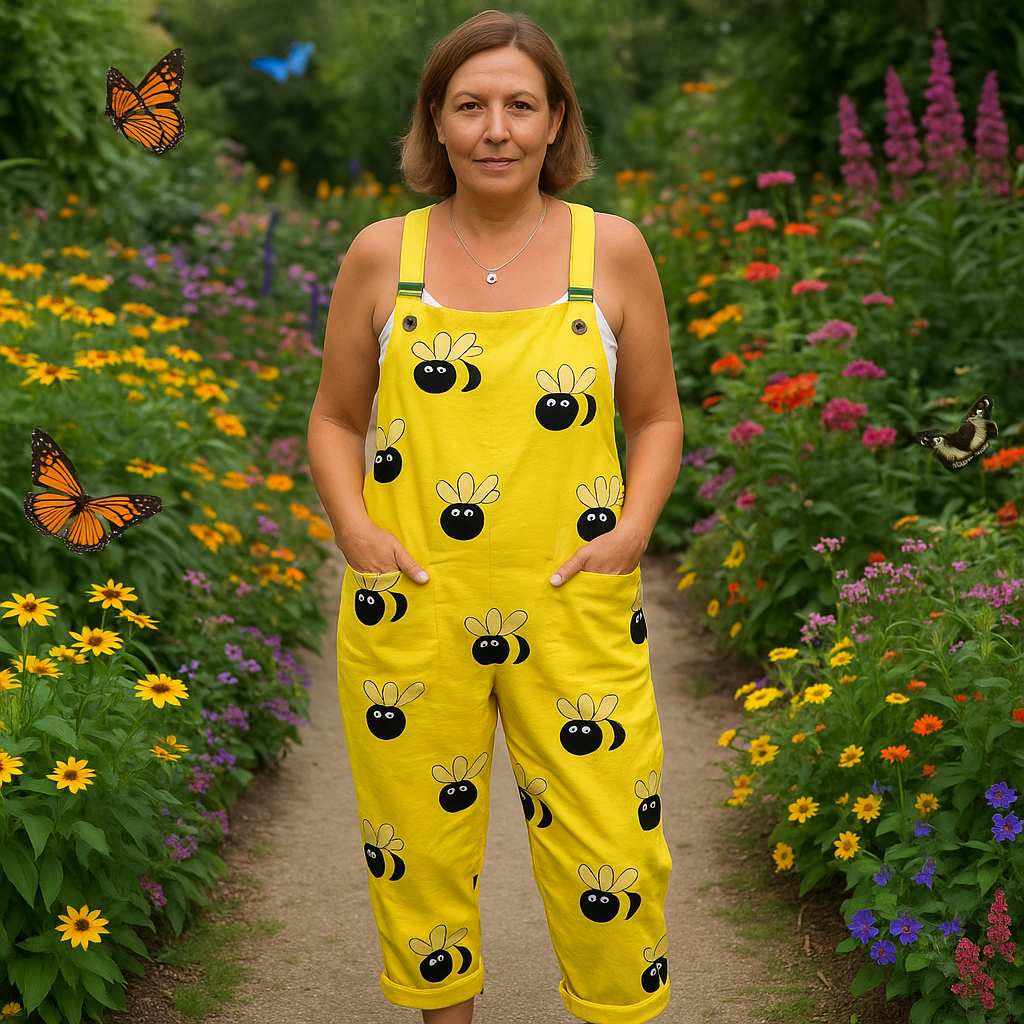 Kvinnors Vida Byxdress - Bekväm och Stilren Blommig Tryck