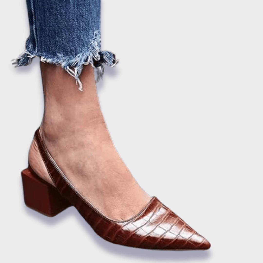 Silja - Ortopediska pumps i konstläder