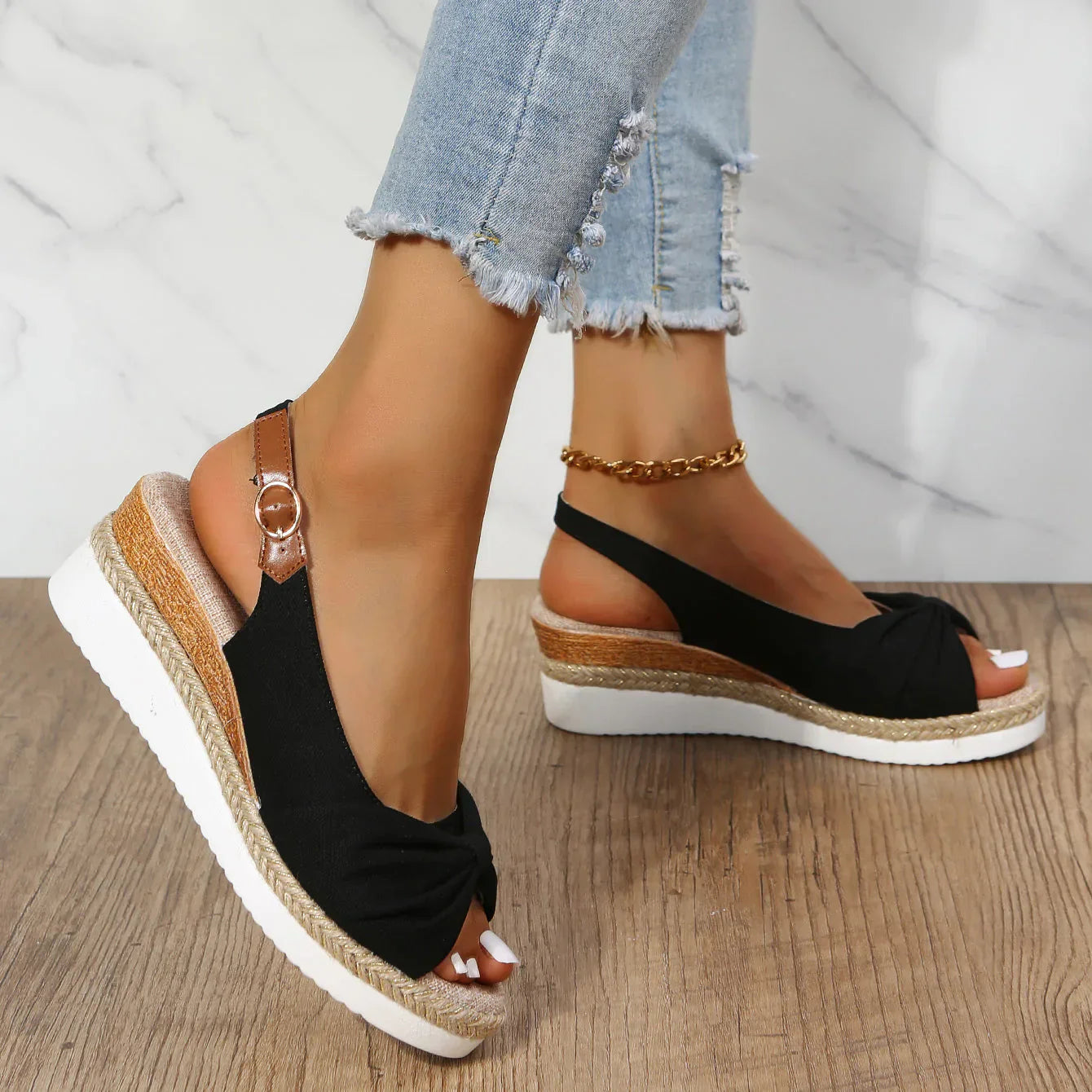 Tessa - Eleganta Boho Sandaler
