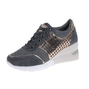 Amelia - Ortopediska högklackade sneakers med kilklack