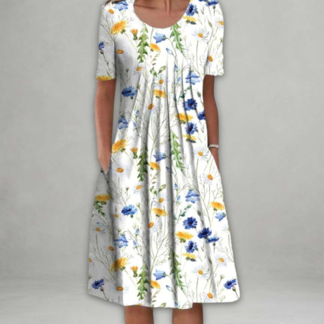 Elegant klänning Mary med magtäcke