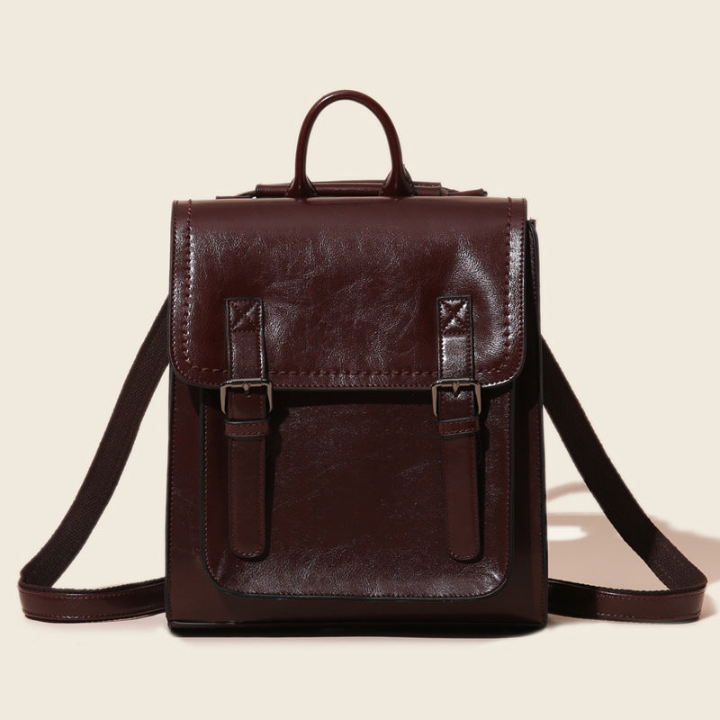 Vintage charm ryggsäck med spänne