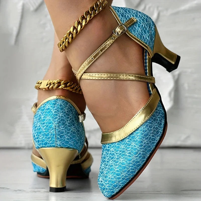 Taleia - Elegant sandal med klack