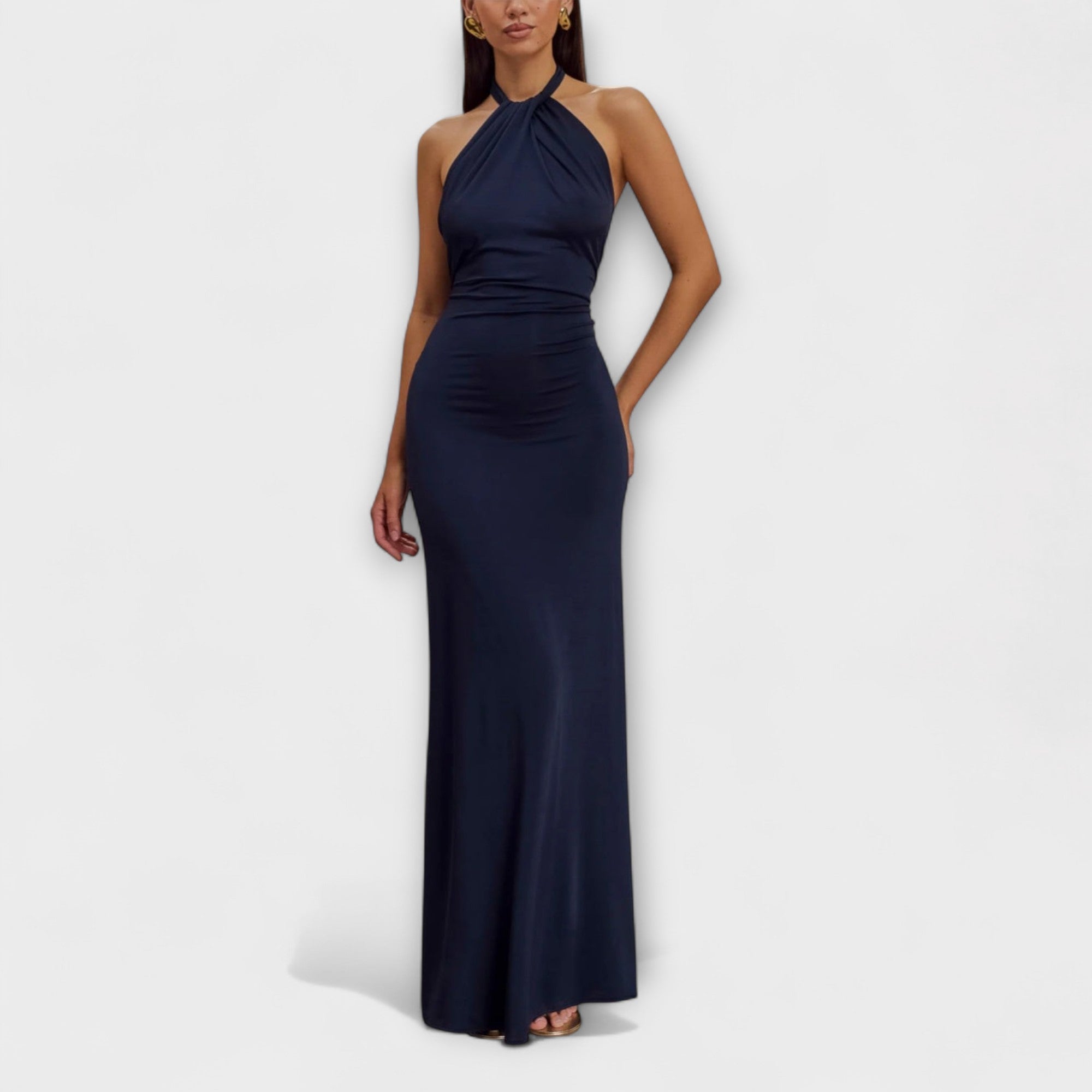Lagune - Slinky Halter Maxi Klänning