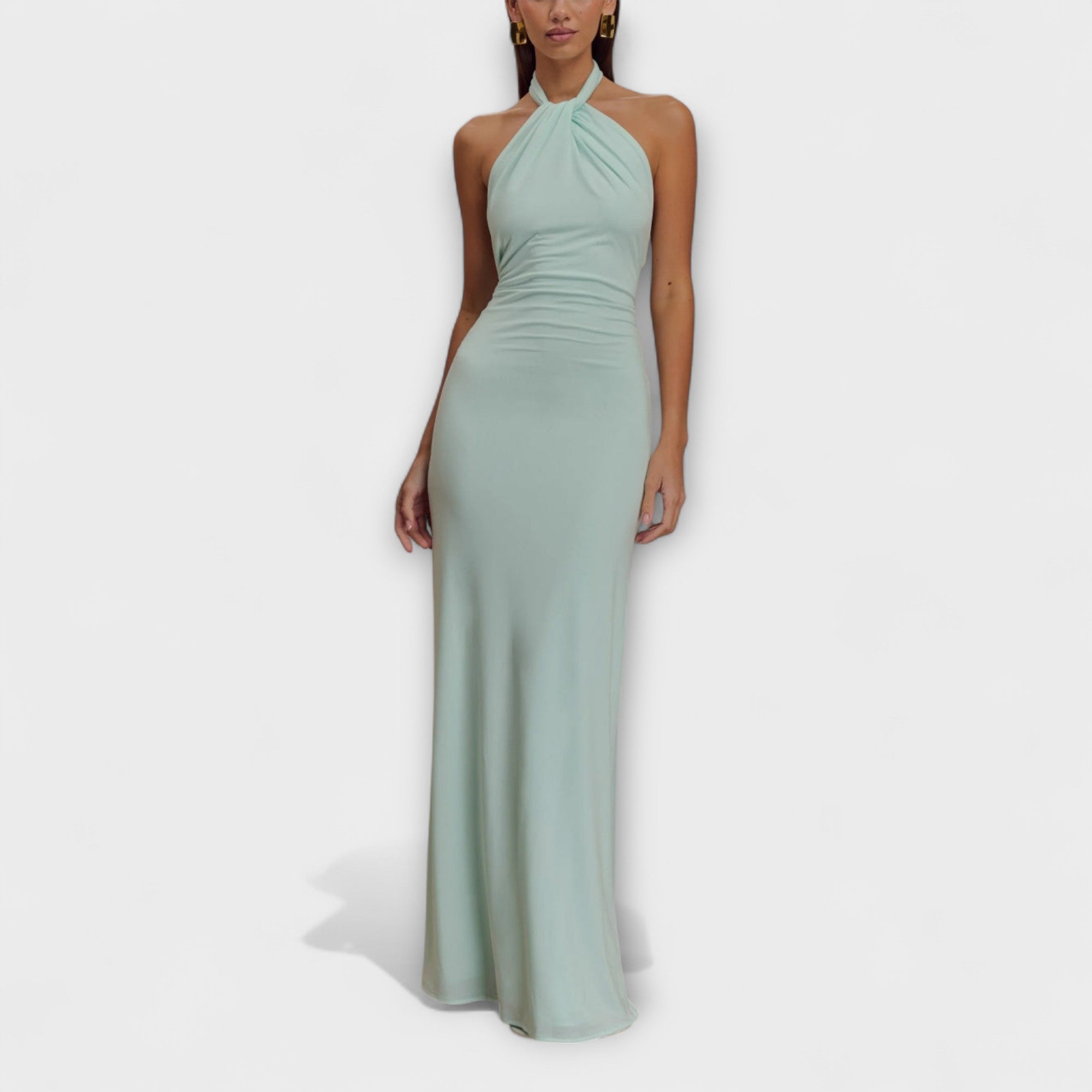 Lagune - Slinky Halter Maxi Klänning