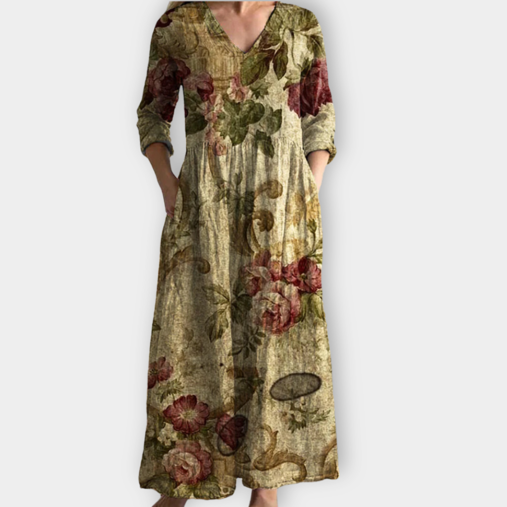 Quassia | Boho Maxiklänning i mjukt premiumtyg