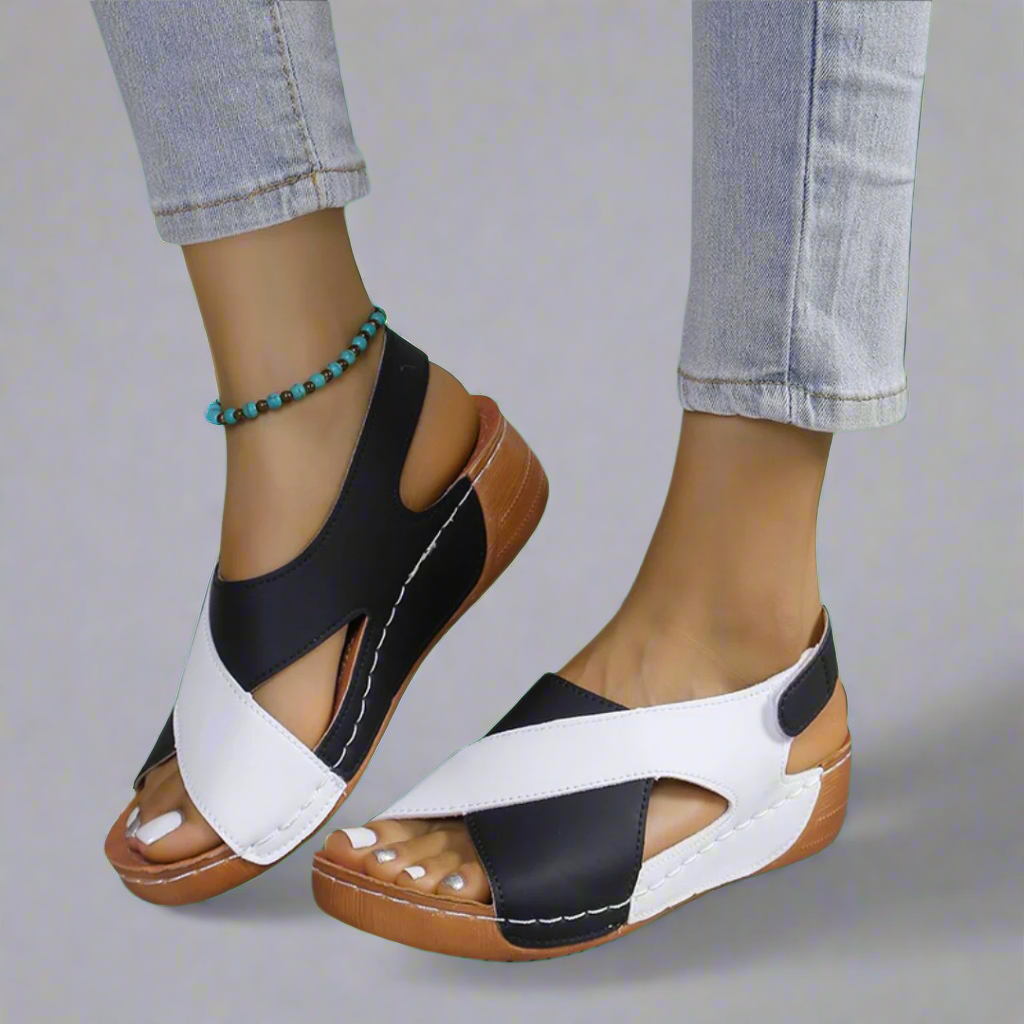 Solveig | Ultraflata, Bekväma Ortopediska Sandaler
