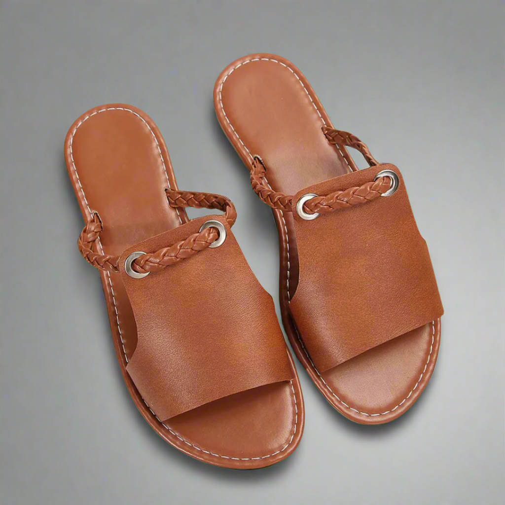 Katelina | Platta Tofflor av Premium Material