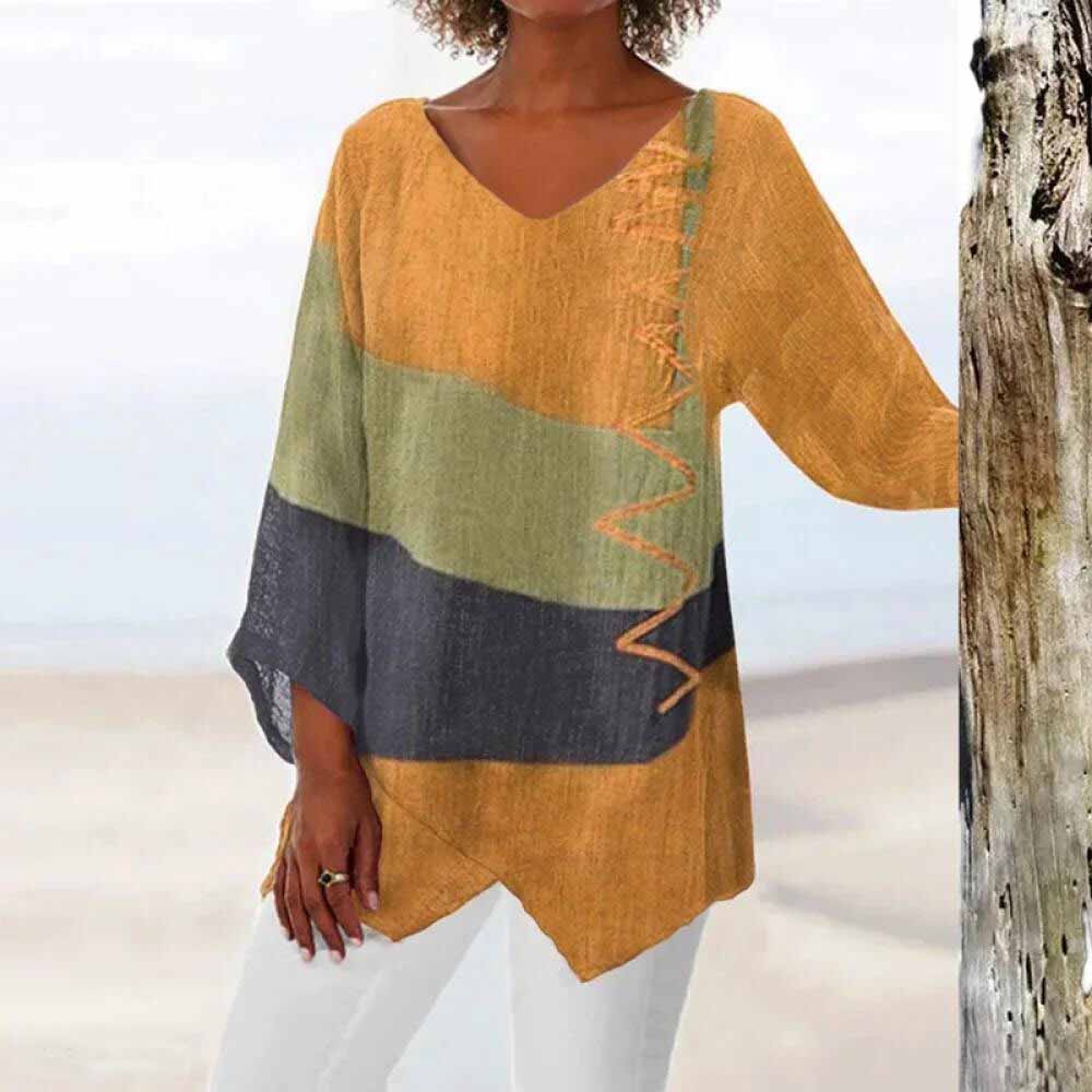Caitlin | Stilig Loose-Fit Boho Top
