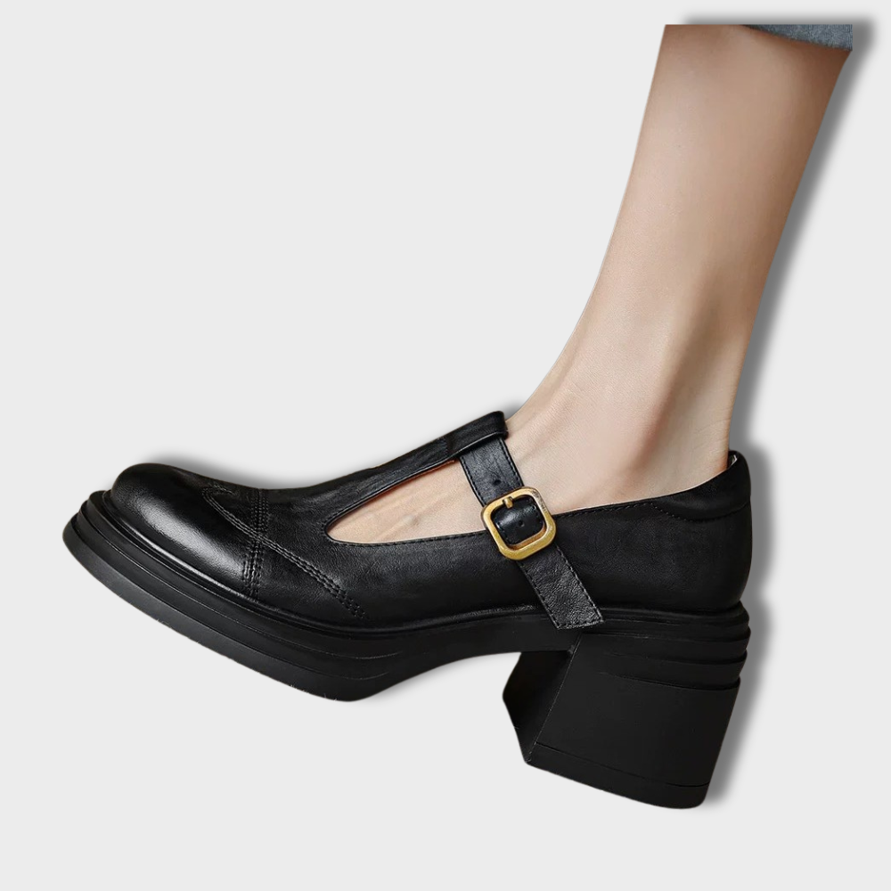 Melve | Eleganta Mary Janes i läder