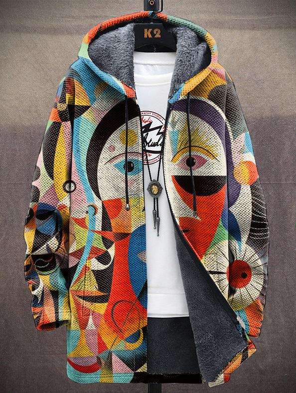 Casey | Lyxig Hoodie Inspirerad av Konst
