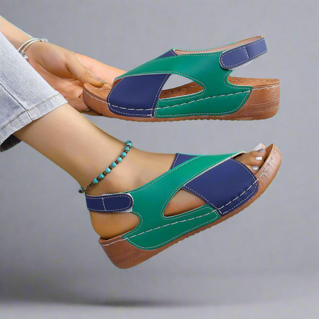 Solveig | Ultraflata, Bekväma Ortopediska Sandaler