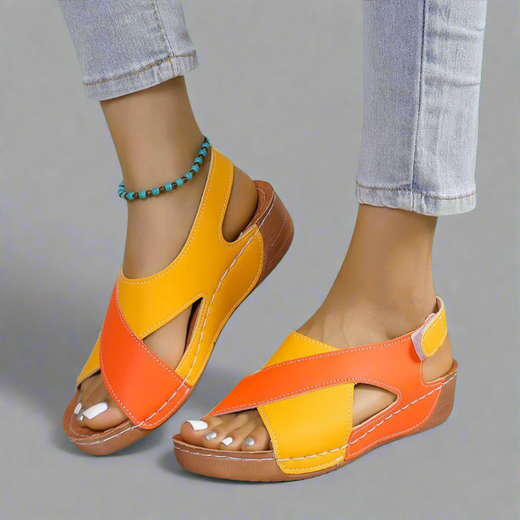 Solveig | Ultraflata, Bekväma Ortopediska Sandaler