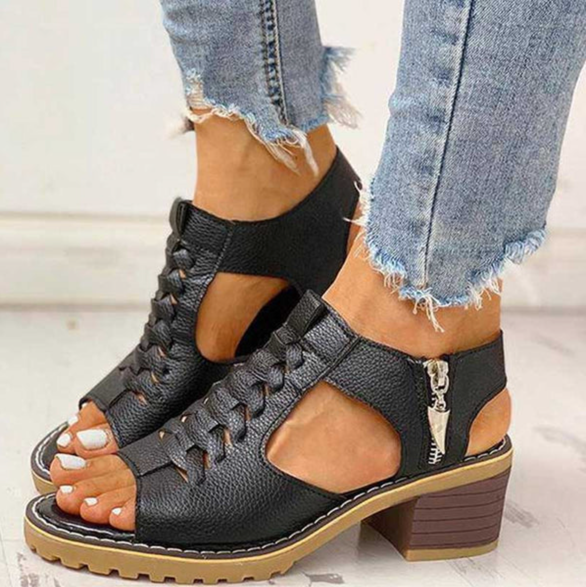 Oona Eleganta Högklackade Sandaler