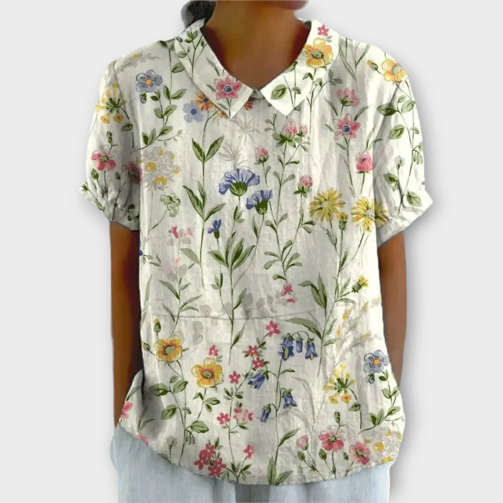 Charlotte | Blommig Blus