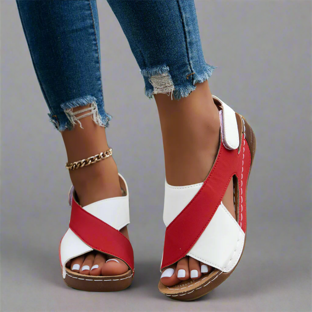 Solveig | Ultraflata, Bekväma Ortopediska Sandaler