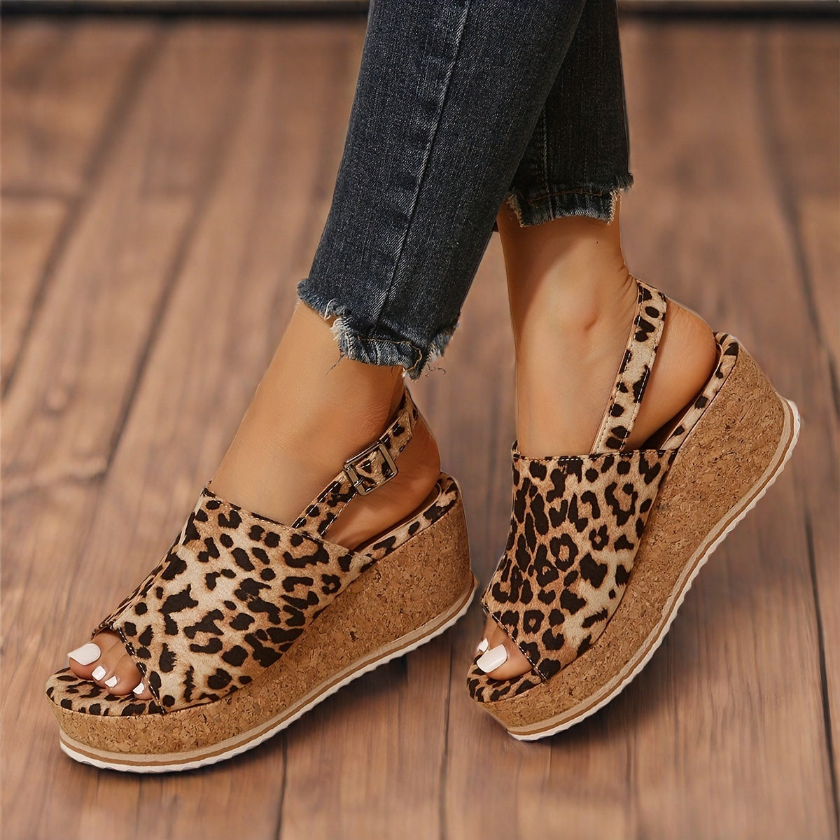 Savanna Slingback Wedge Sandaler