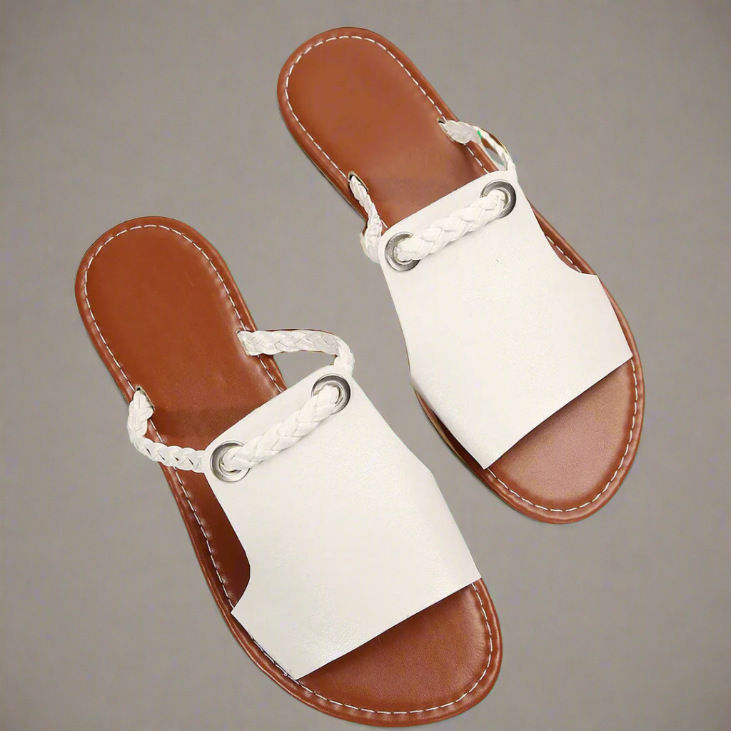 Katelina | Platta Tofflor av Premium Material
