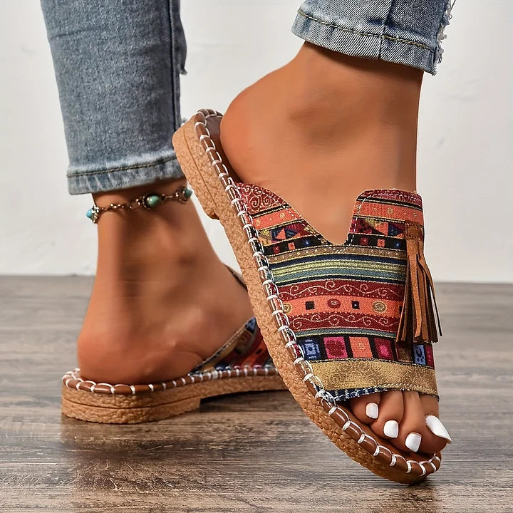 Leena - Bekväma platta ortopediska sandaler