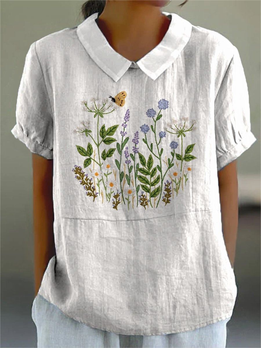Charlotte | Blommig Blus