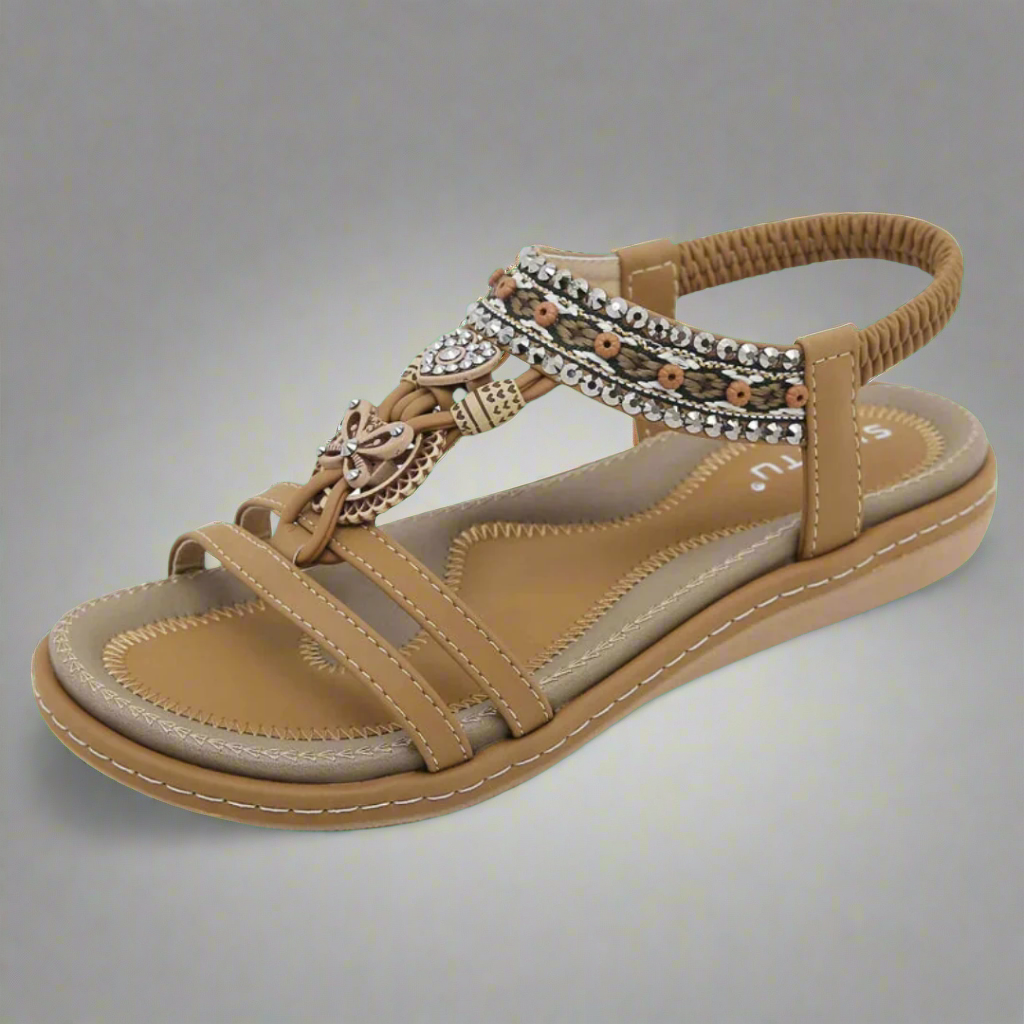 Felicitas | Handgjorda Boho-sandaler av premium-material