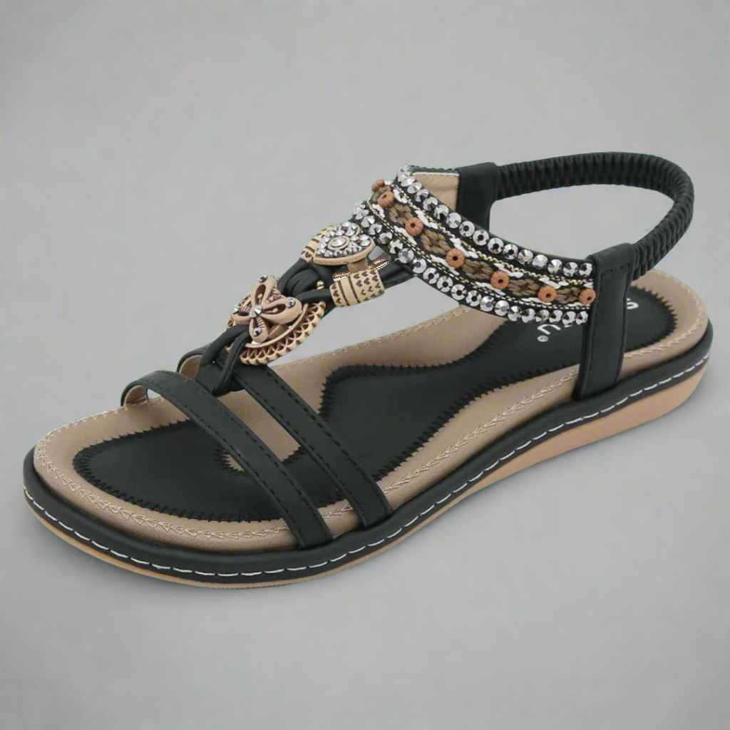 Felicitas | Handgjorda Boho-sandaler av premium-material