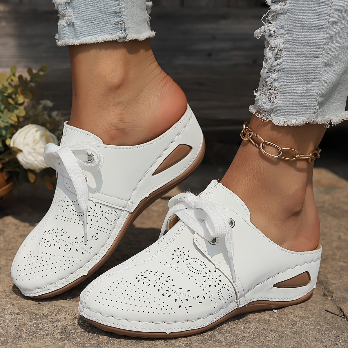 Serena | Ortopediska Slip-On Skor med Fotvalvsstöd och Andningsbar Komfort