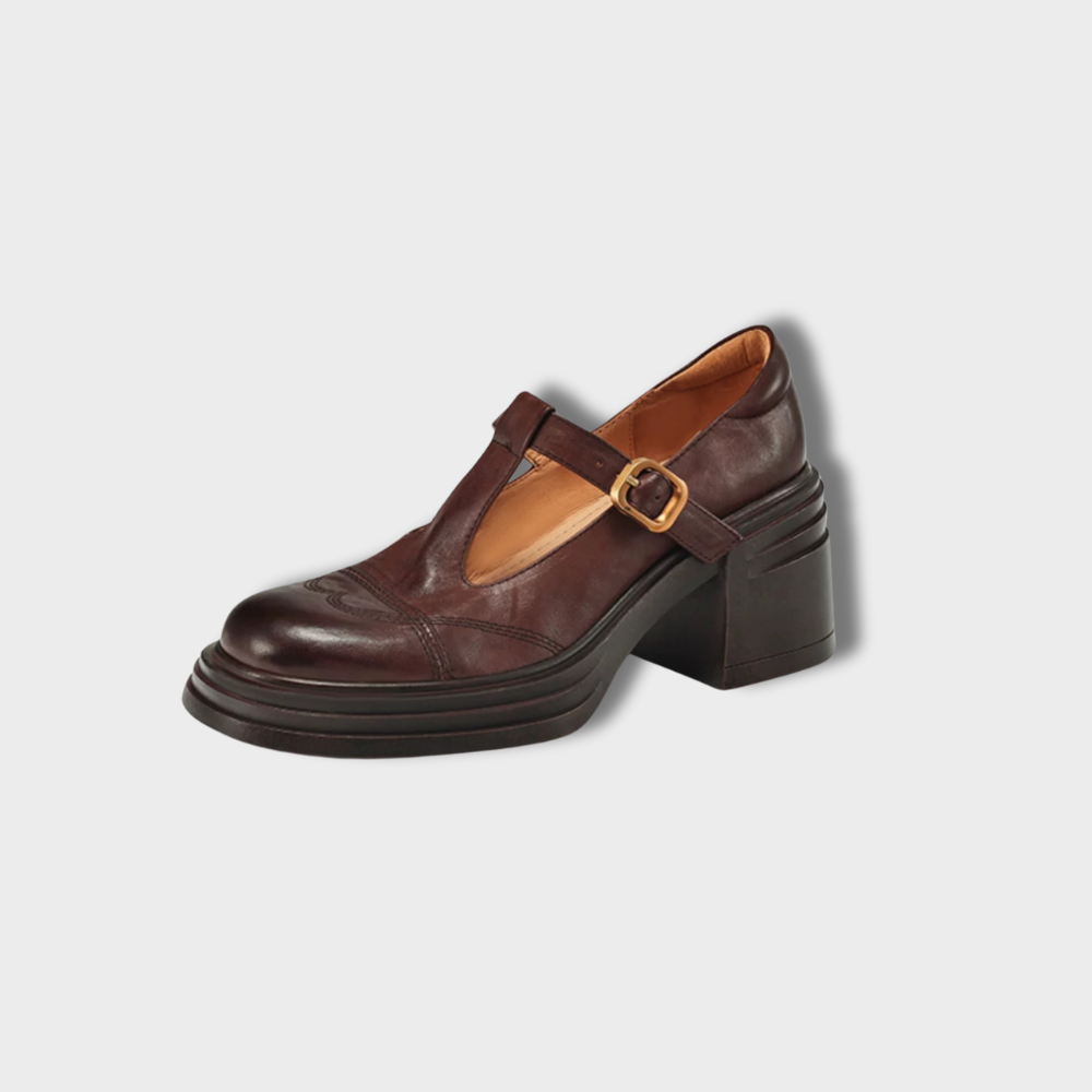 Melve | Eleganta Mary Janes i läder