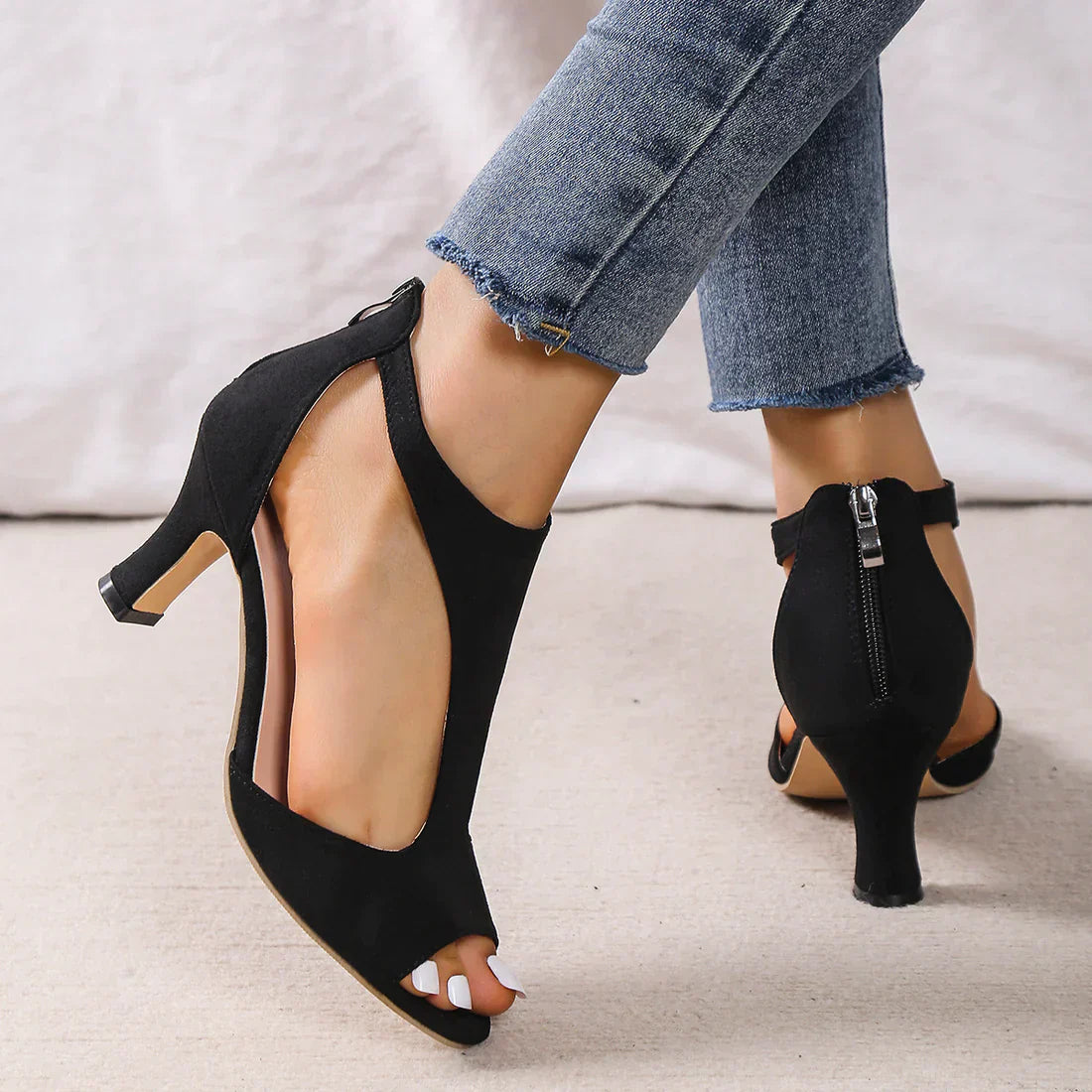Ava Ortopediska Sandaler med Klack