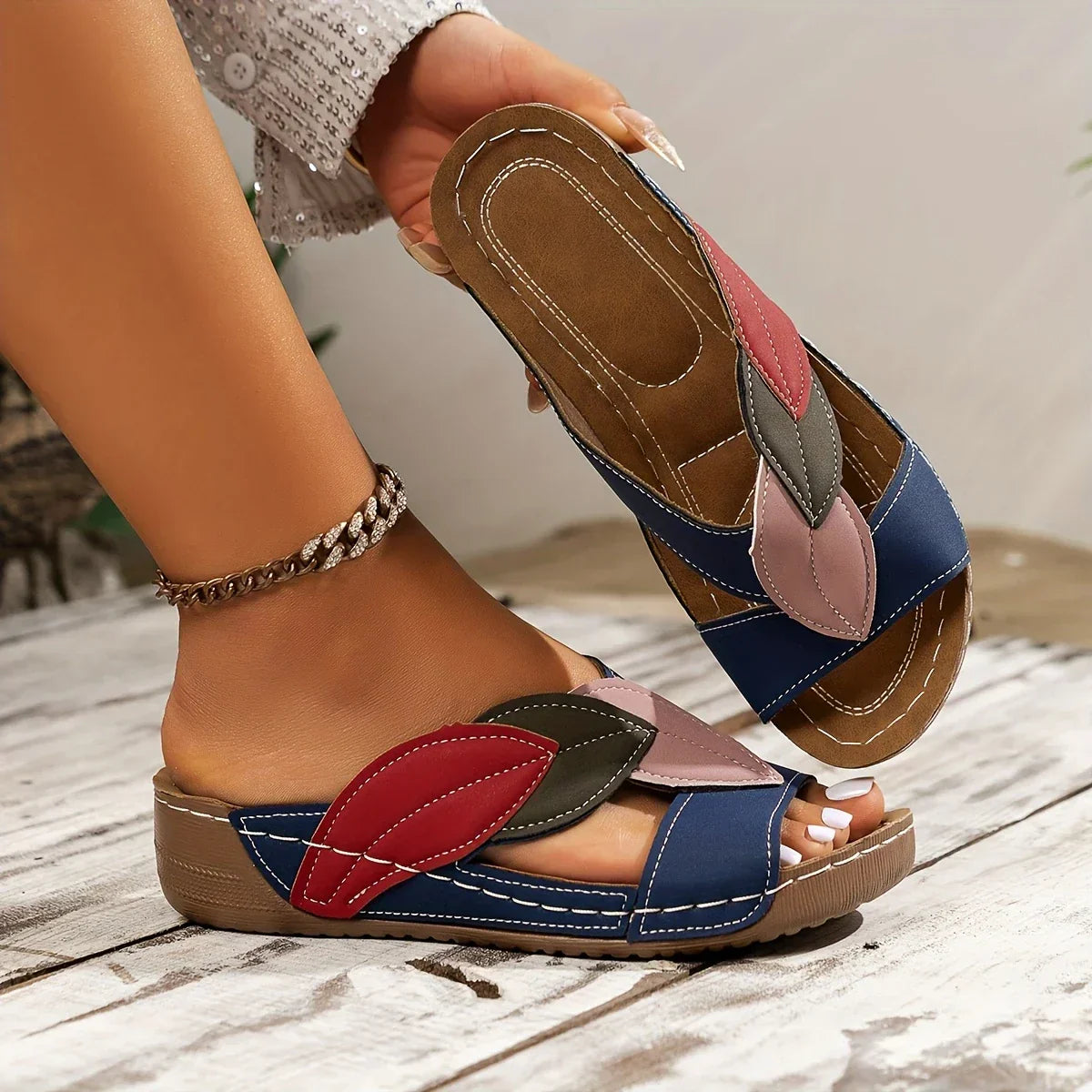 ALEKSANDRA | ORTOPEDISKA SLIP-ON SANDALER
