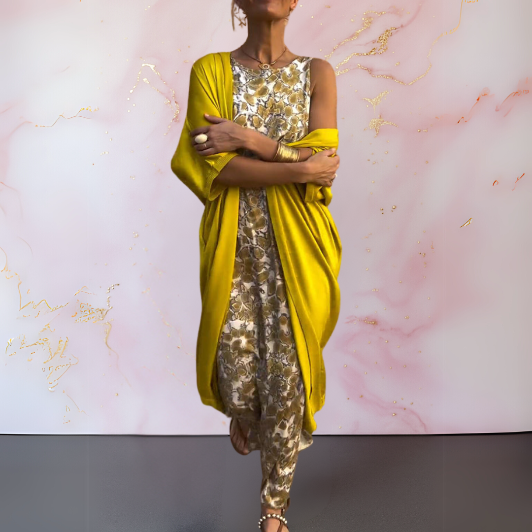 Melanie | Elegant klänning med kofta