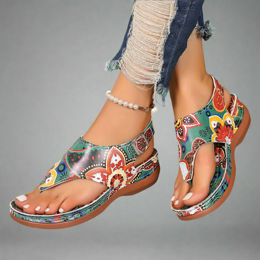 Regine | Handgjorda Wedge-sandaler i premium-material