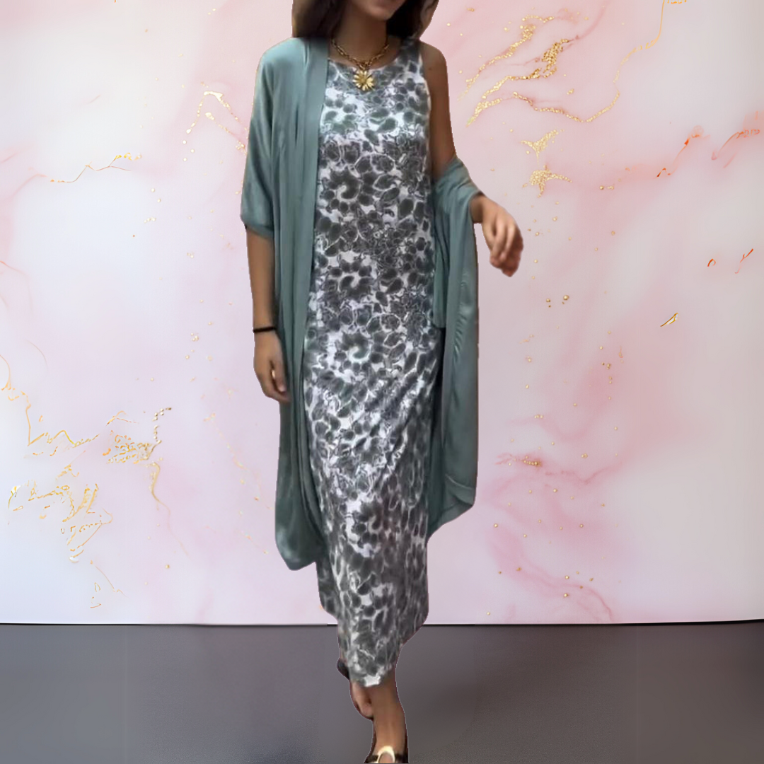 Melanie | Elegant klänning med kofta