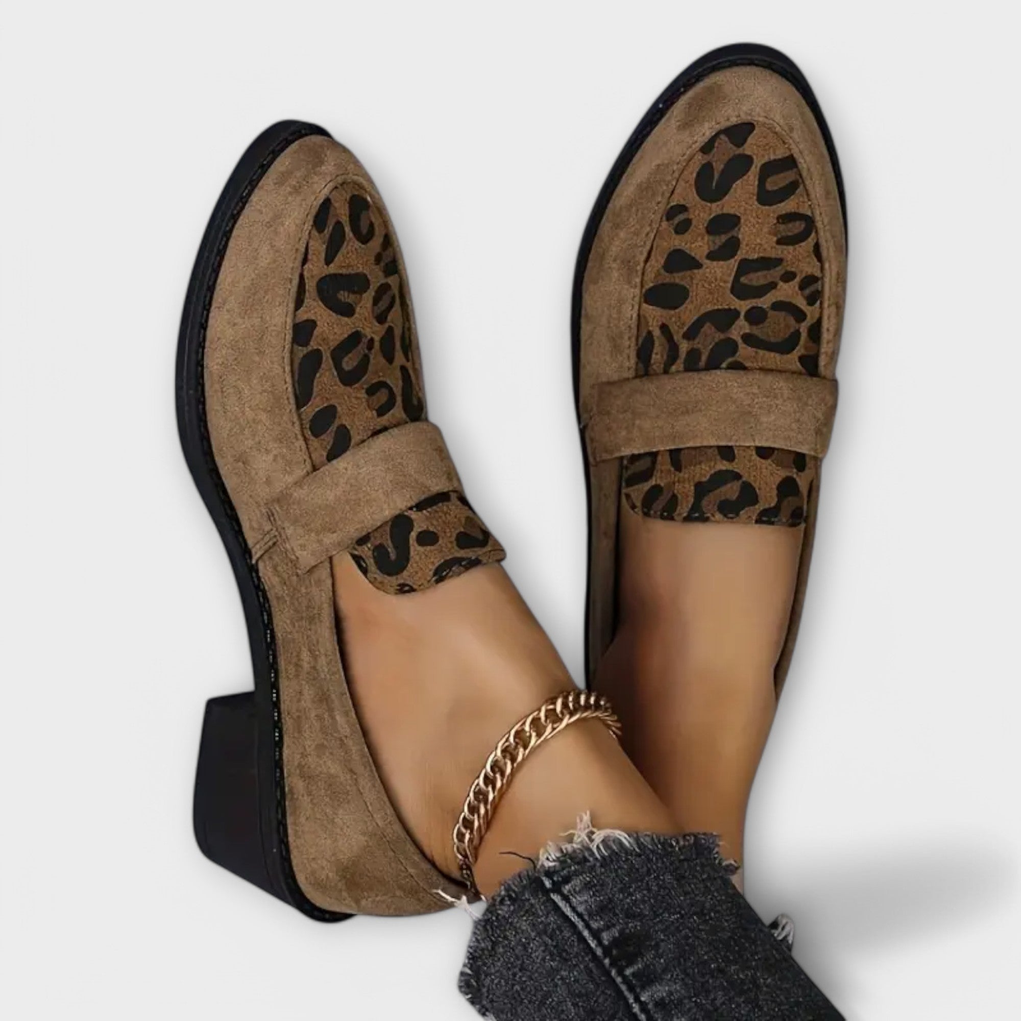 Karla | Eleganta Damskor med Leopardsprint