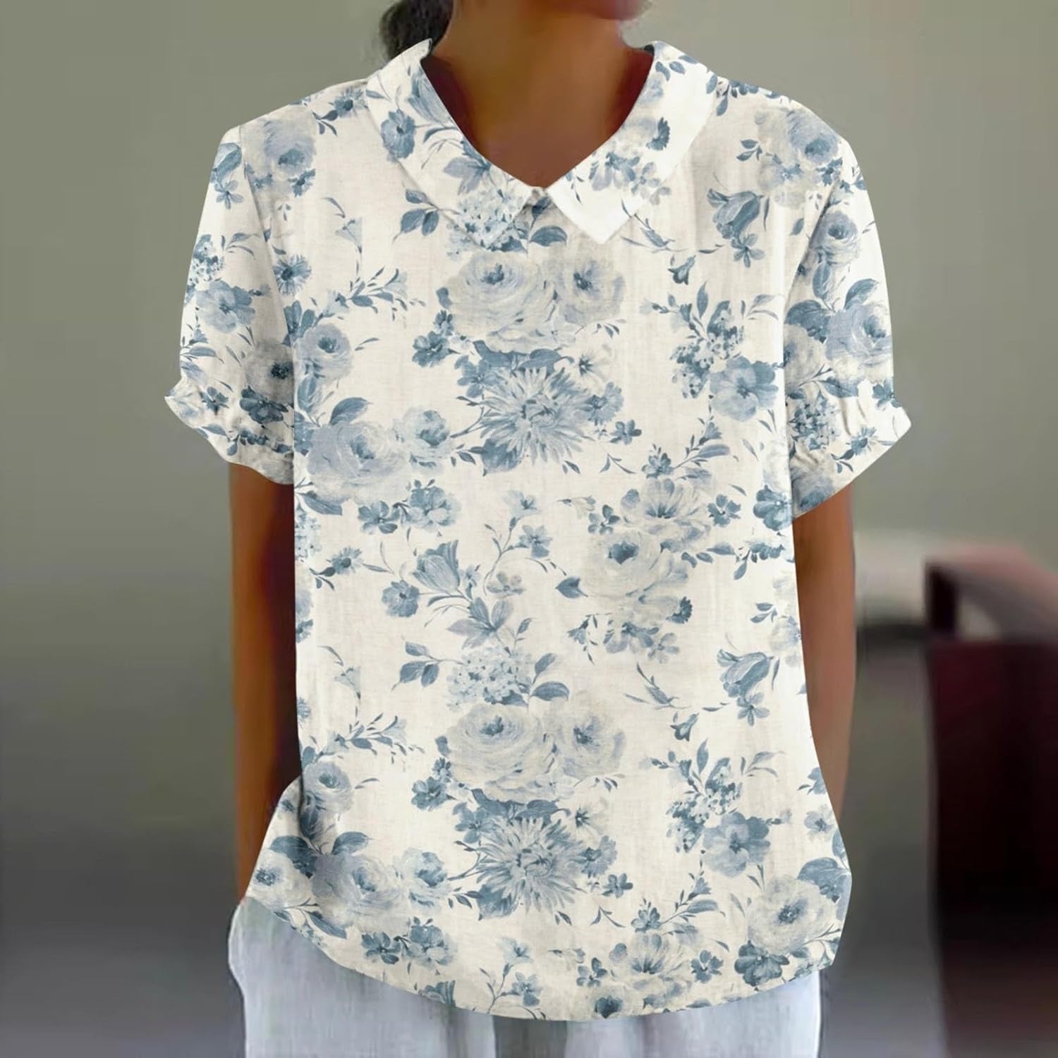 Charlotte | Blommig Blus