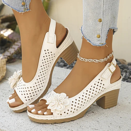 Imogen - Bekväm Sandal med Öppen Tå