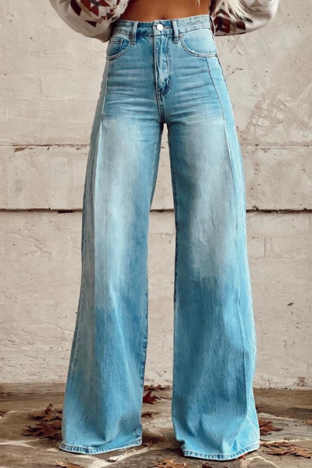 Marina Byxor med vida ben Kollektion | Chic Boho Vintage-Byxa för en Fashionabel Look