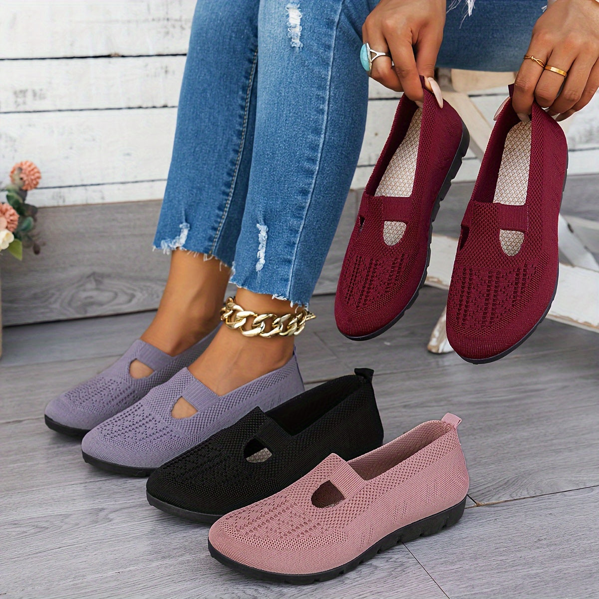 Sophie | Ortopediska Dam Slip-On Skor